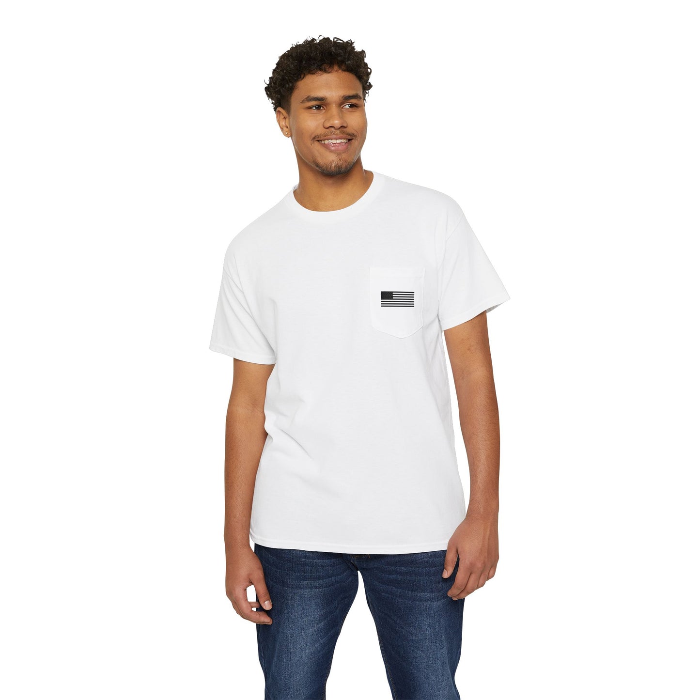 BURNING FLAME POCKET TEE
