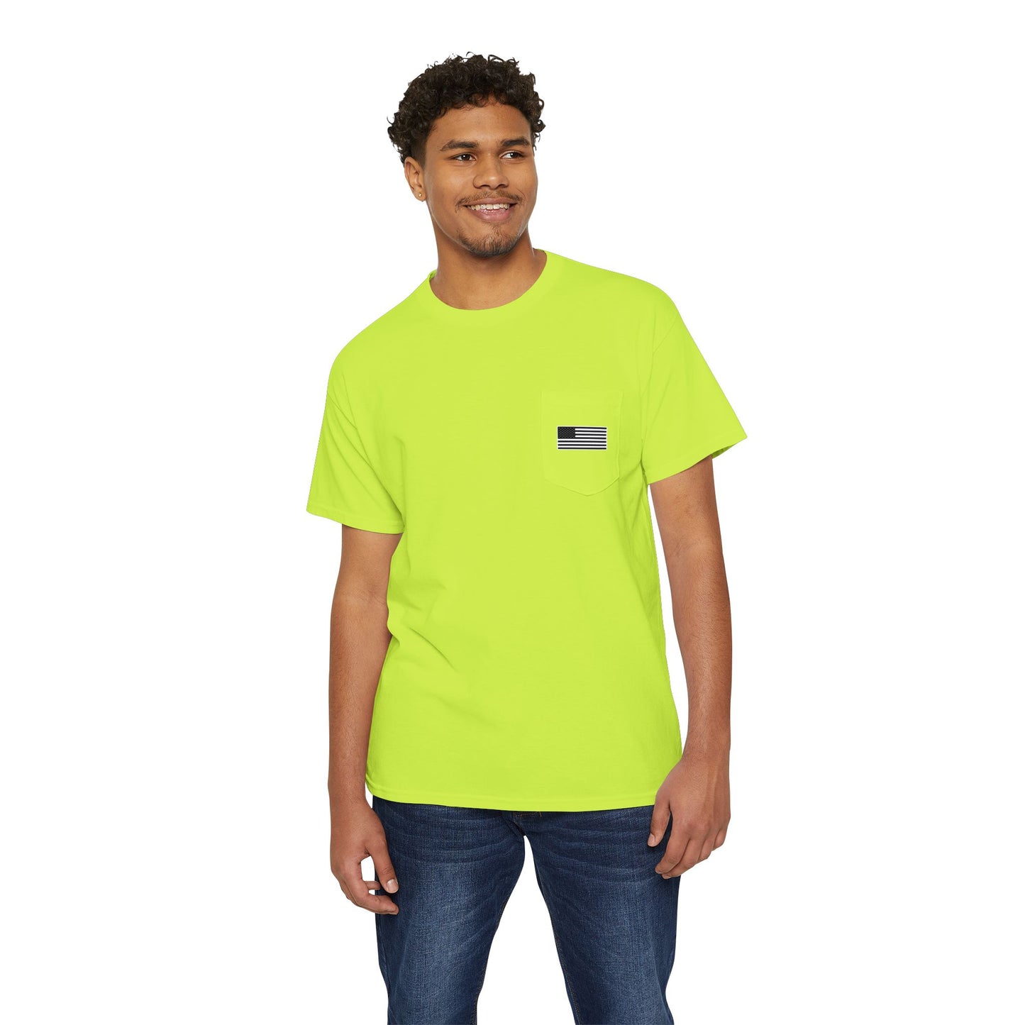 BURNING FLAME POCKET TEE