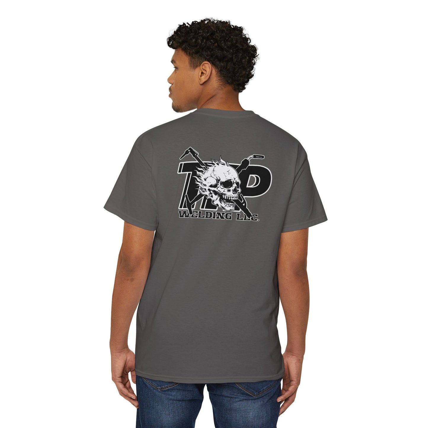 BURNING FLAME POCKET TEE