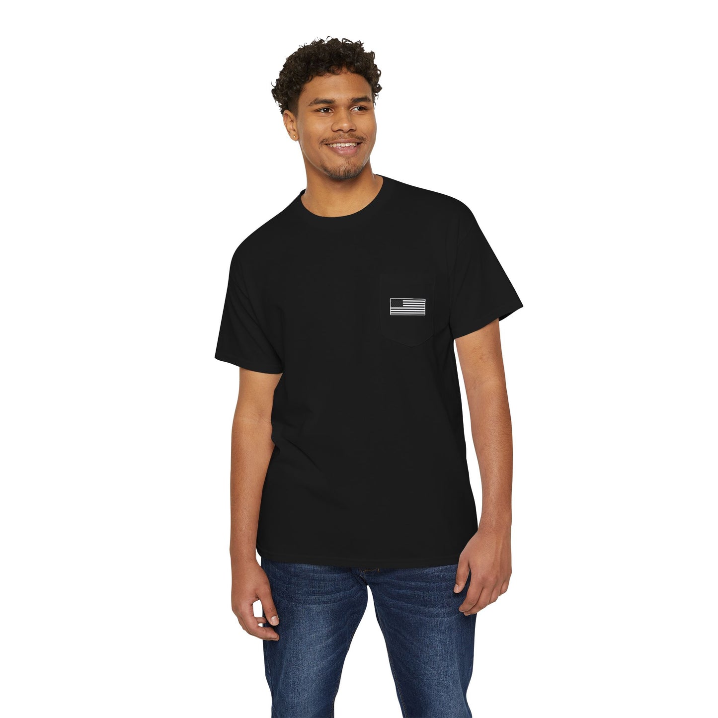 BURNING FLAME POCKET TEE