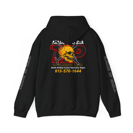 FLAMING SKULL HOODIE