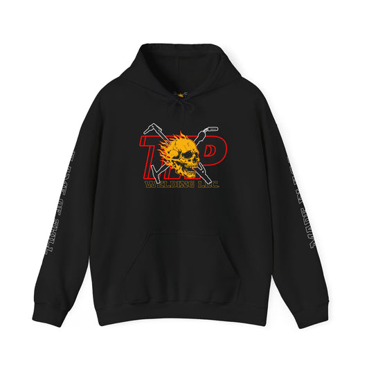 FLAMING SKULL HOODIE